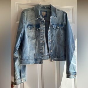 Wax Jean Light Blue Denim Jacket - Women
